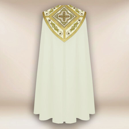 Kapa haftowana „Brillante Bianco”