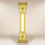 Haftowany manipularz “Brillante-Bianco”