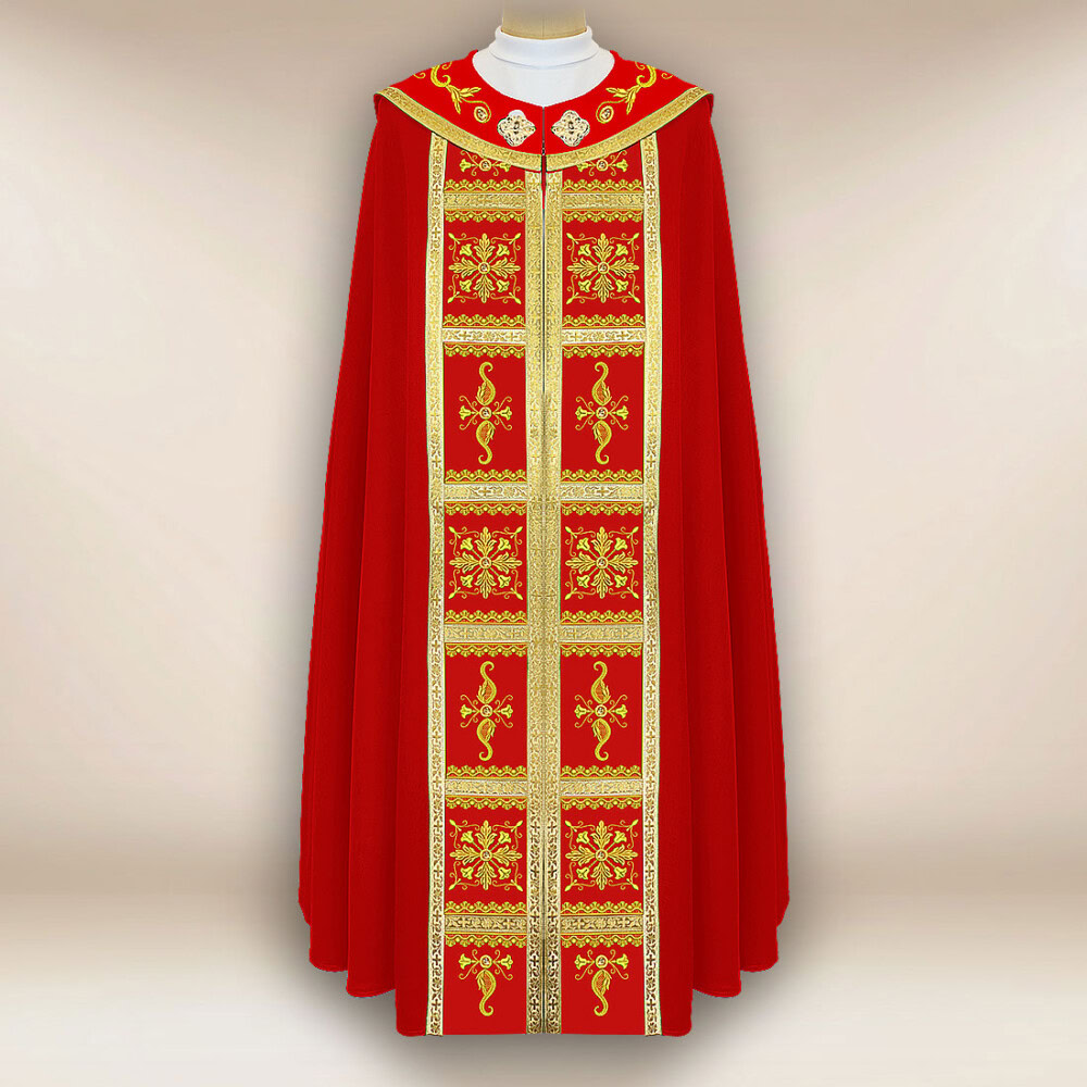 Kapa liturgiczna czerwona