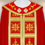 Kapa liturgiczna czerwona