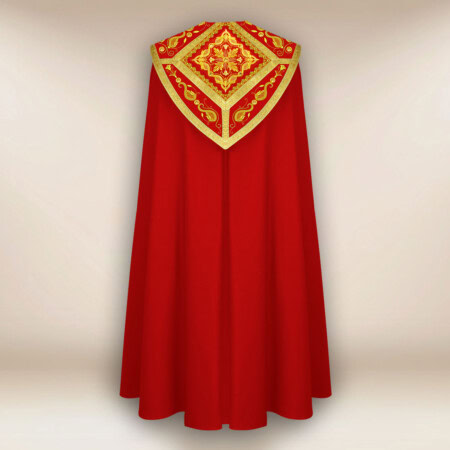 Kapa haftowana „Brillante Rosso”