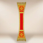 Haftowany manipularz “Brillante-Rosso”