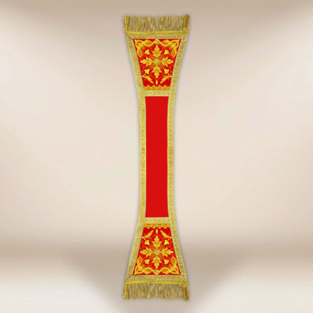 Haftowany manipularz "Brillante-Rosso"