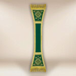 Haftowany manipularz “Brillante-Verde”