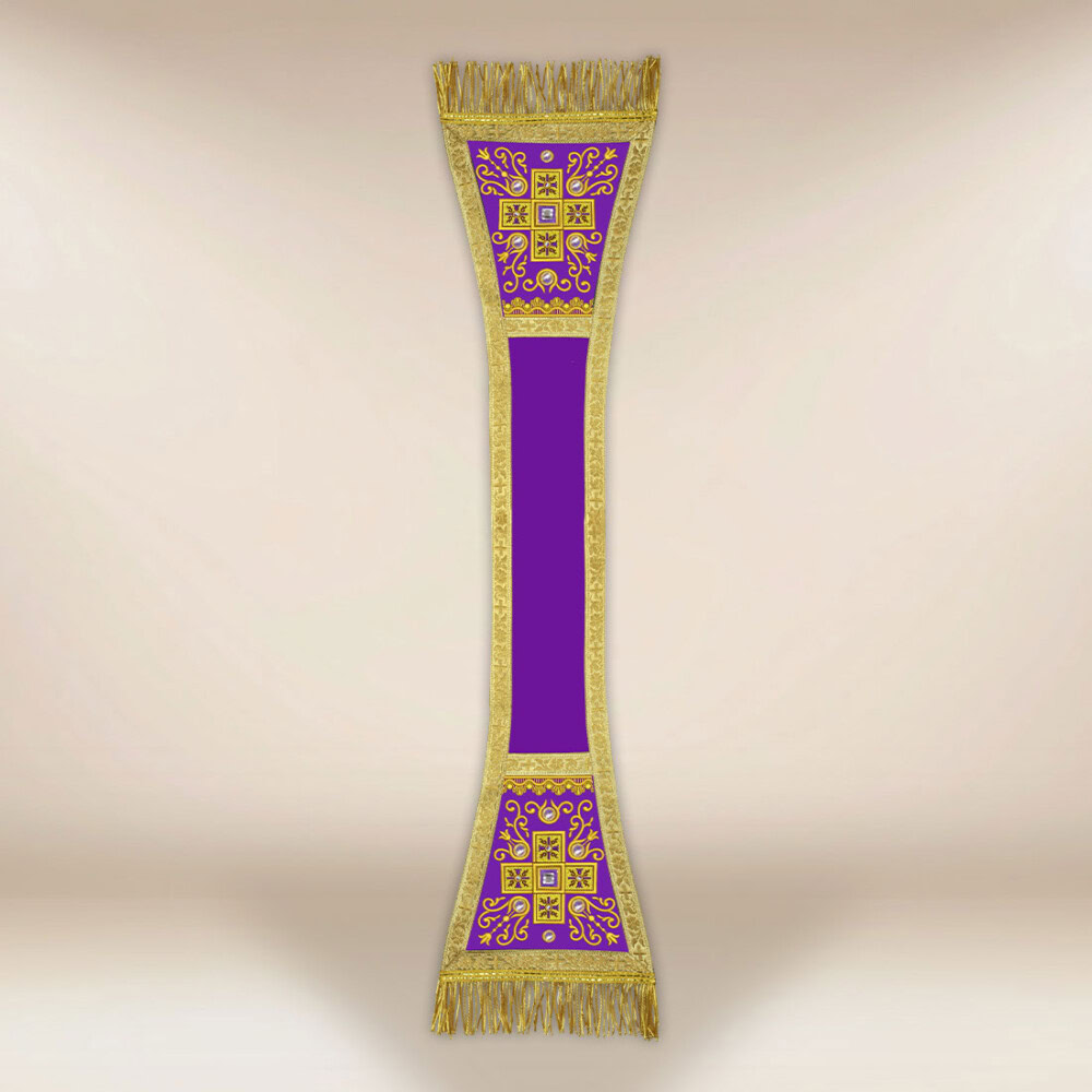 Haftowany manipularz “Brillante-Viola”