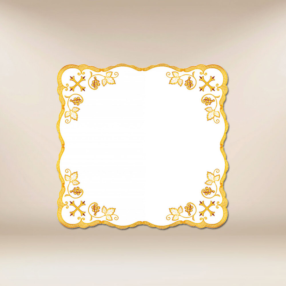 Serwetka haftowana “Złota Seria – Krzyżyki” 110×110