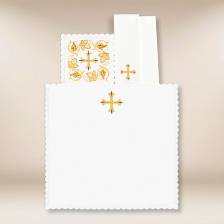 Bielizna kielichowa "Złota seria - Krzyżyki"