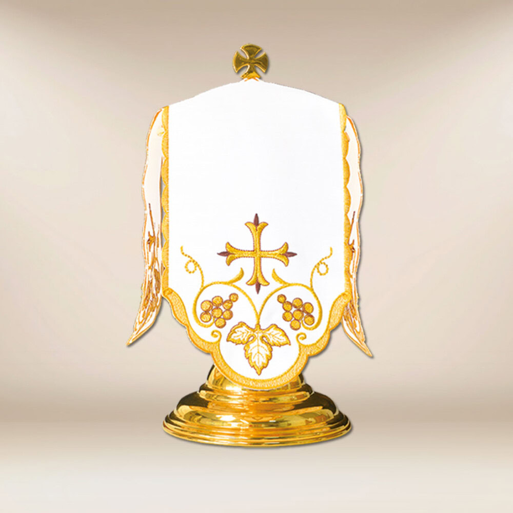 Serwetka haftowana “Złota Seria – Krzyżyki” 110×110