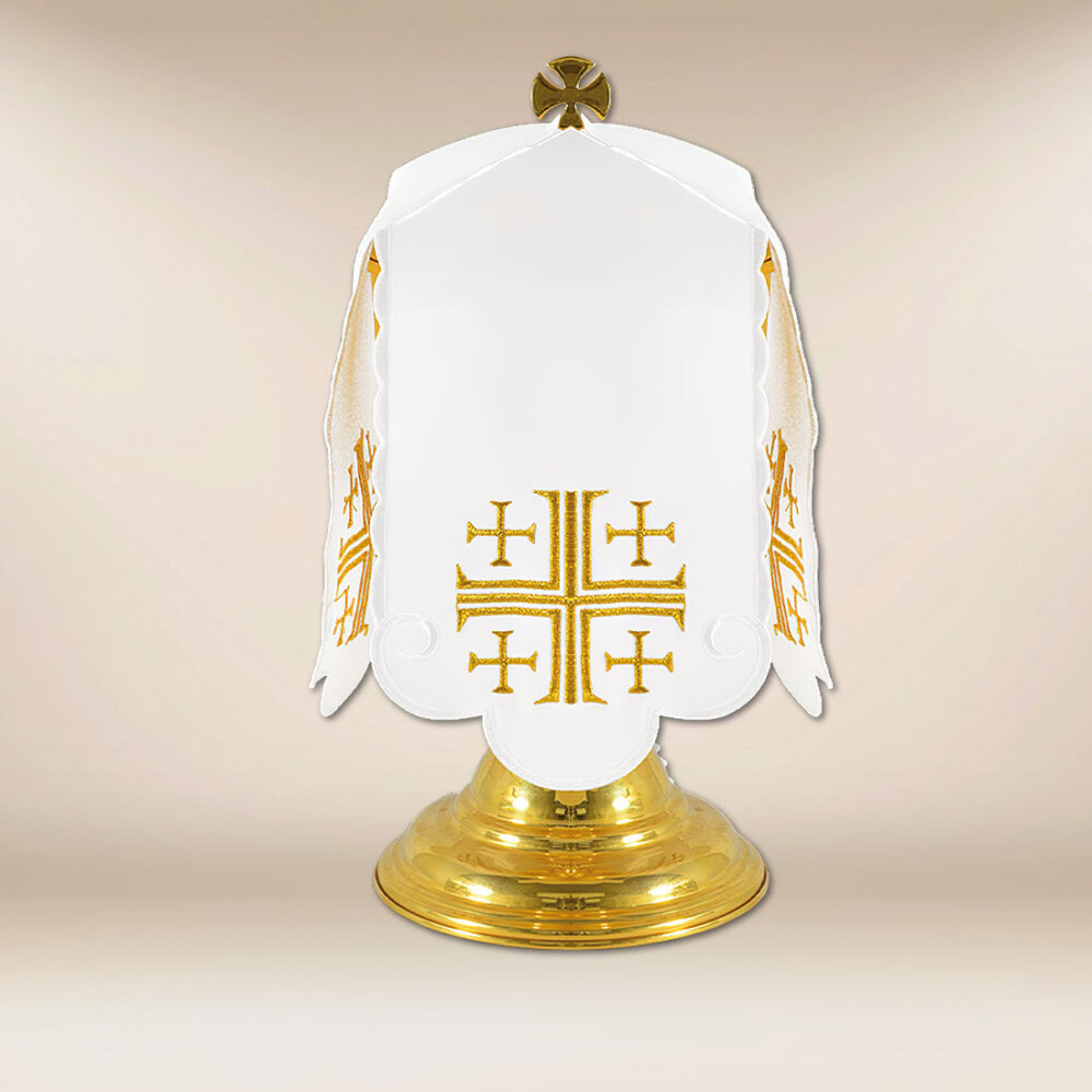 Sukienka na puszkę “Krzyże Jerozolimskie” fioletowe