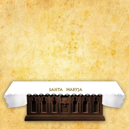 Obrus foto wycinany laserowo "Santa Maryja"
