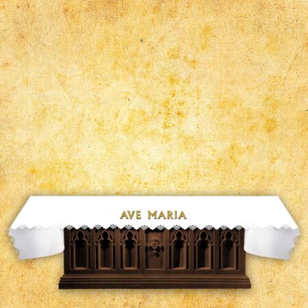 Obrus foto wycinany laserowo "Ave Maria"