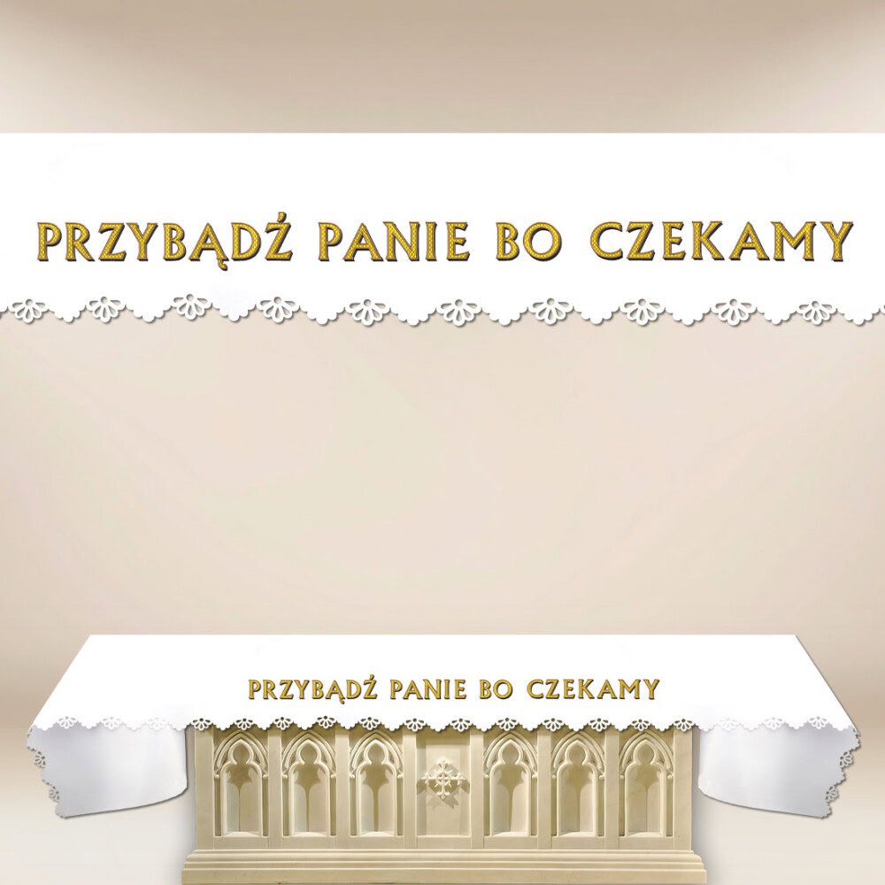 obrus foto wycinany laserowo