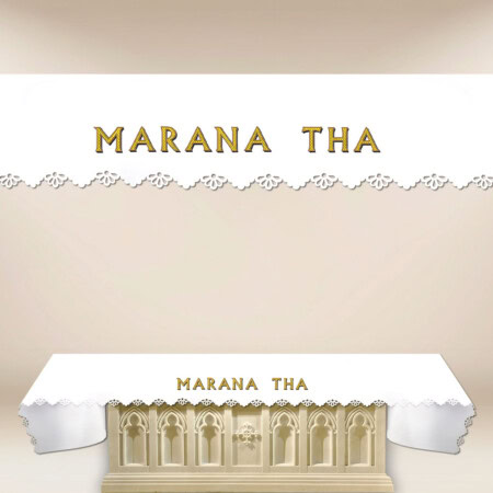 Obrus Foto Wycinany Laserowo "Marana Tha"