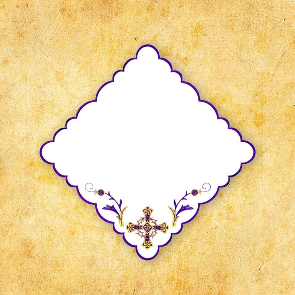 Serwetka Haftowana "Korona Cierniowa" 32X32