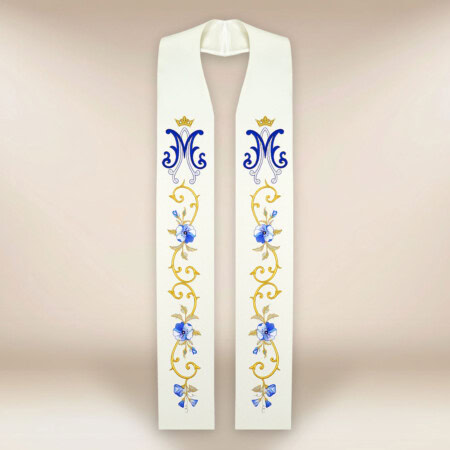 Stuła haftowana "Maryjna"