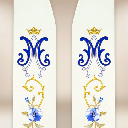 Stuła haftowana “Maryjna”