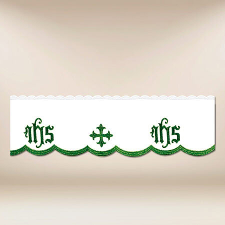 Koronka haftowana "Katedralny" Zielona