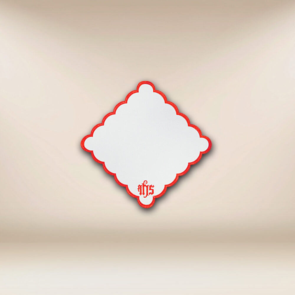 Serwetka haftowana “Katedralny” Czerwona 32×32