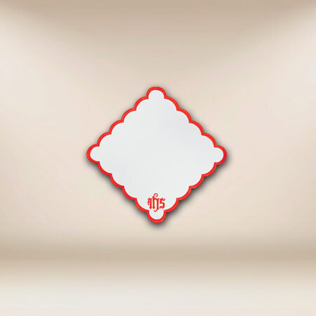 Serwetka haftowana "Katedralny" Czerwona 32x32