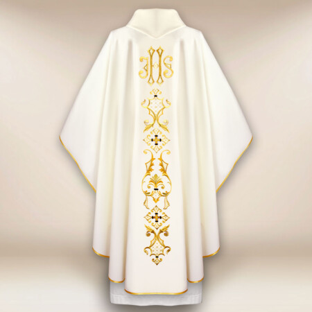 Ornat haftowany “IHS”