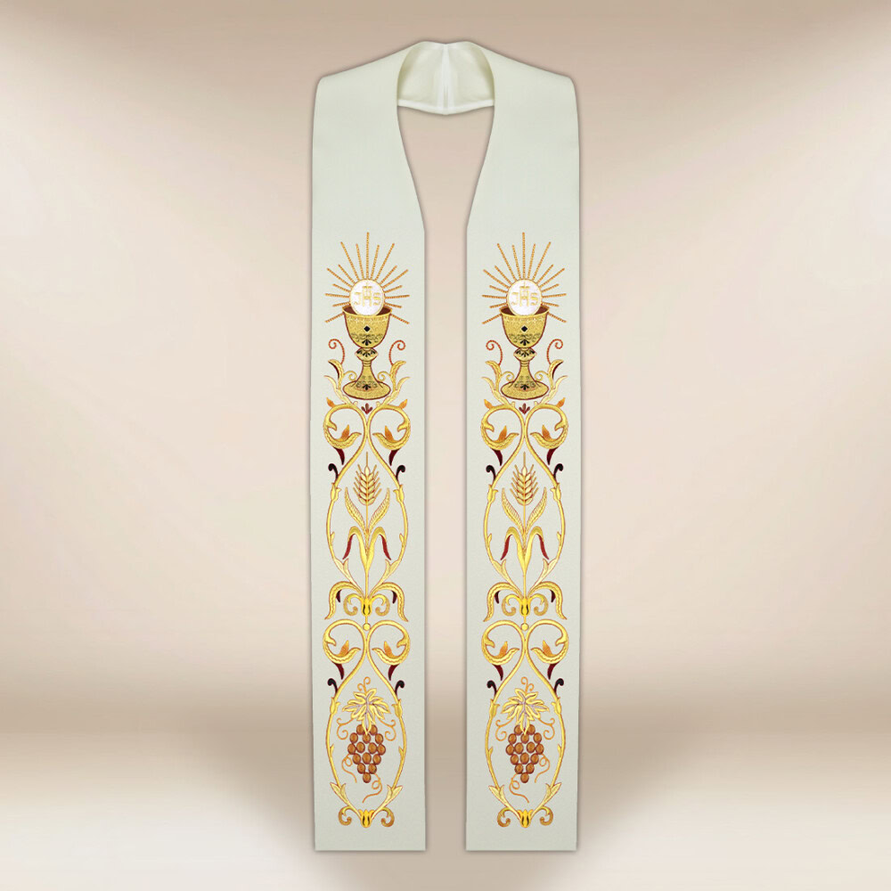 Stuła haftowana “Kielich”