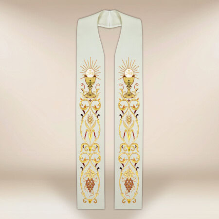 Stuła haftowana „Kielich”
