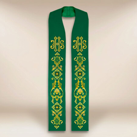 Stuła haftowana "IHS"
