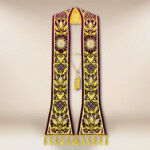 Stuła haftowana rzymska “Pietre E Oro”