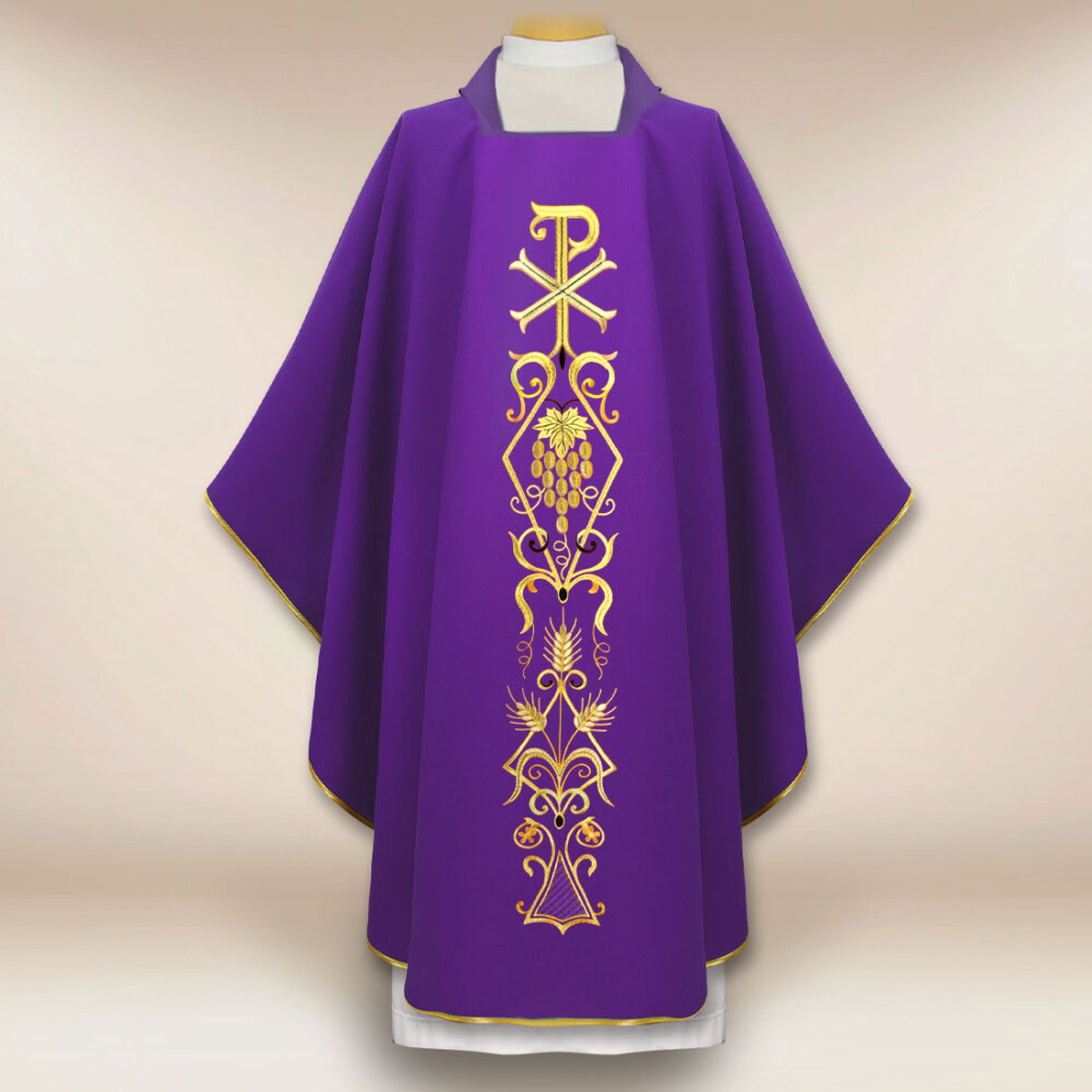 Ornat liturgiczny PX fioletowy