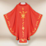 Ornat liturgiczny czerwony z PX