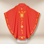 Ornat liturgiczny czerwony z PX