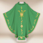Ornat liturgiczny zielony z PX
