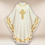 Ornat haftowany “Ombre Colorate” zielony