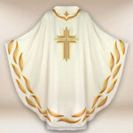 Ornat haftowany “Ombre Colorate” zielony