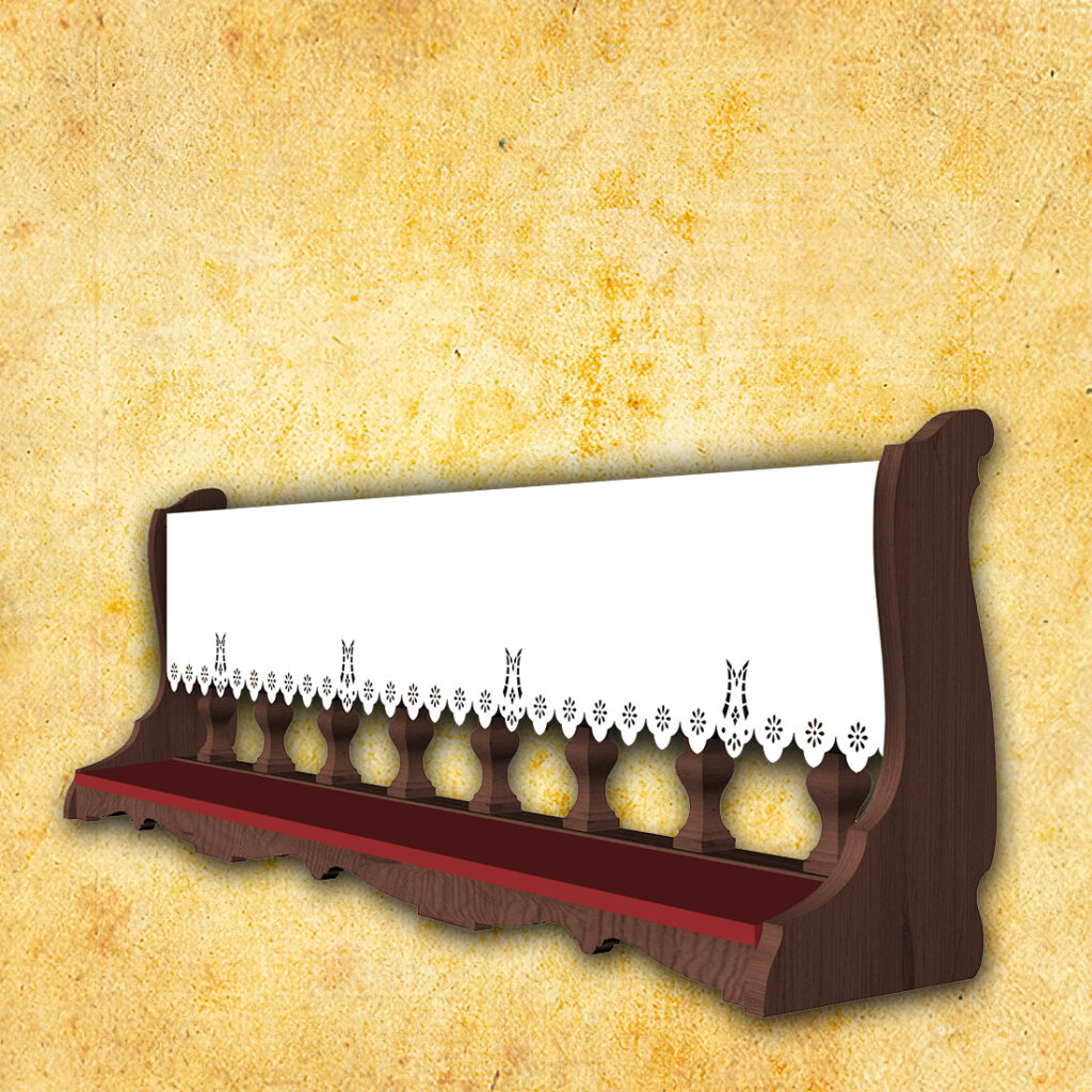 Ażurowe Nakrycie Na Balaski Wycinane
 Laserowo