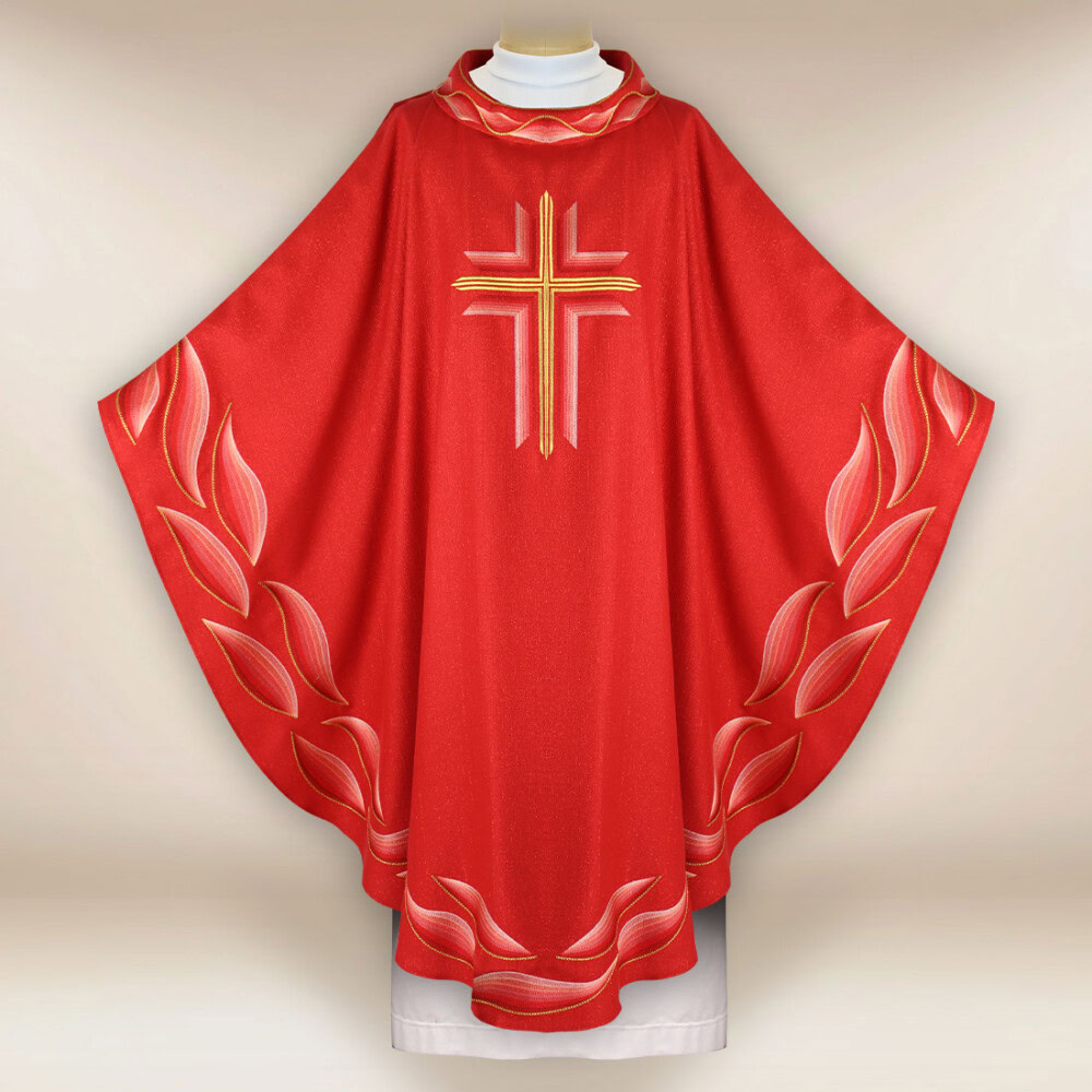 Ornat haftowany “Ombre Colorate” zielony