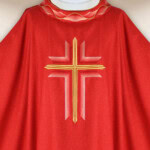 Ornat haftowany “Ombre Colorate” zielony