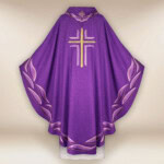 Ornat haftowany “Ombre Colorate” zielony