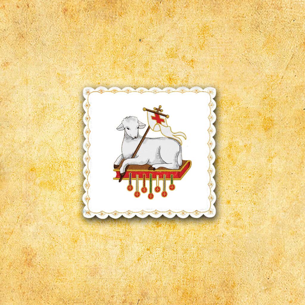 Palka Haftowana Biała Nr 37