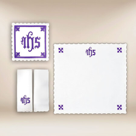 Bielizna kielichowa  "Katedralny" fioletowa