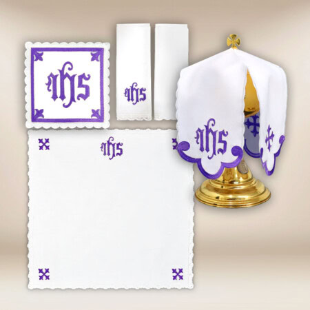 Komplet "Katedralny" Fioletowy