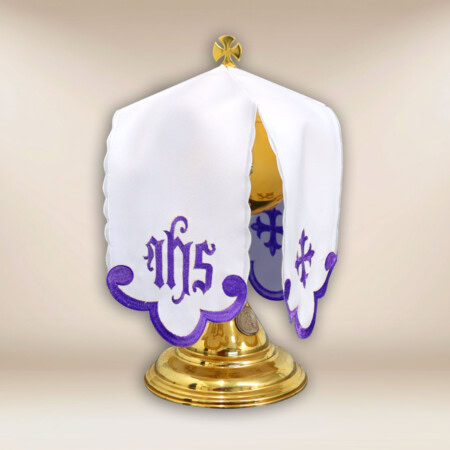 Sukienka na puszkę "Katedralny"  fioletowa