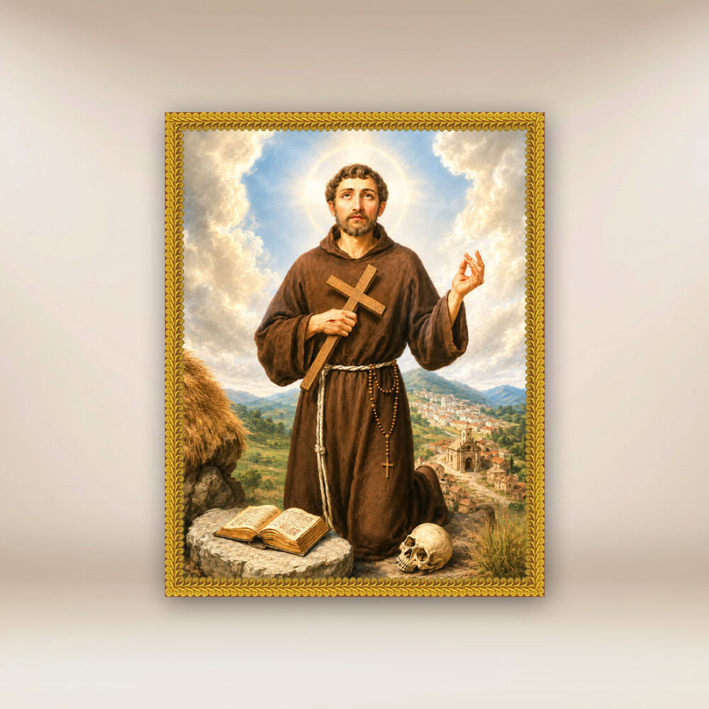 Obraz na tkaninie Św. Franciszek