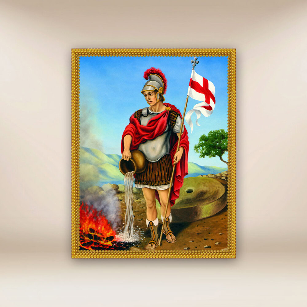 Obraz na tkaninie św. Florian