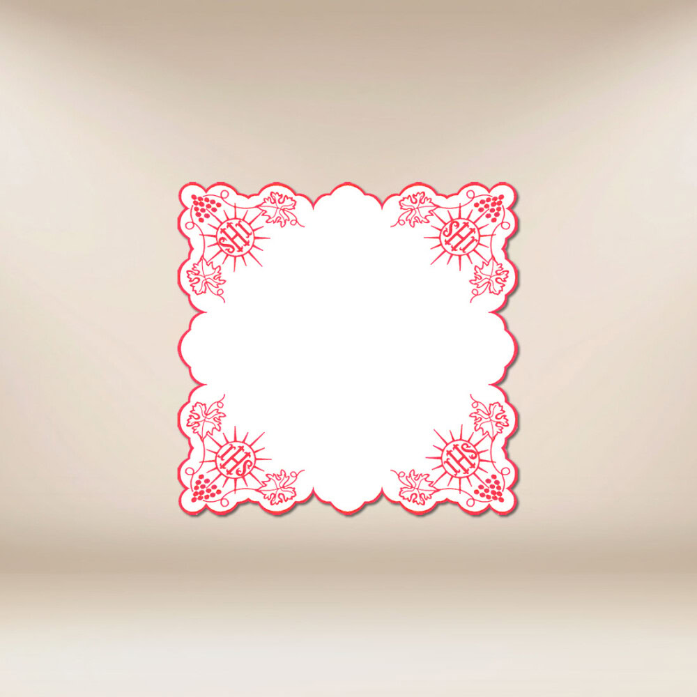 Serwetka haftowana “Cristiano” fioletowa 32×32