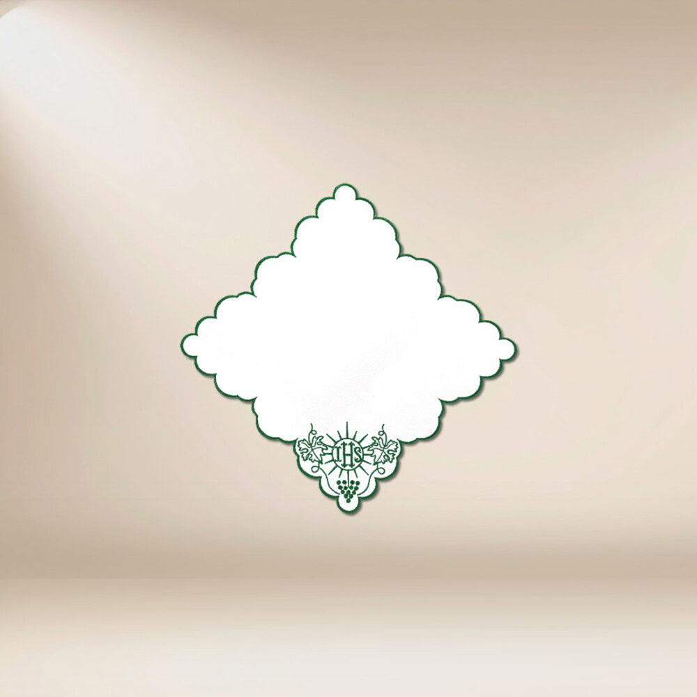 Serwetka haftowana “Cristiano” zielona 32×32