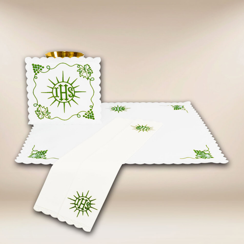 Bielizna kielichowa “Cristiano” zielona
