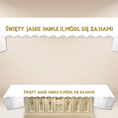 obrus foto wycinany laserowo