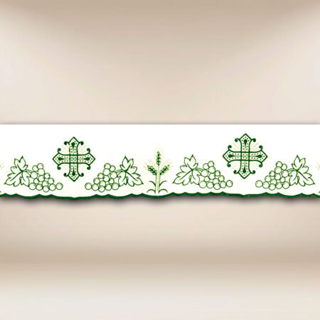 Koronka haftowana "Calvario" zielona