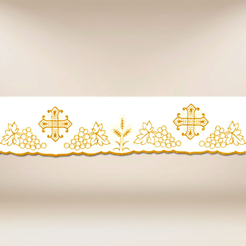 Koronka haftowana “Calvario” złota